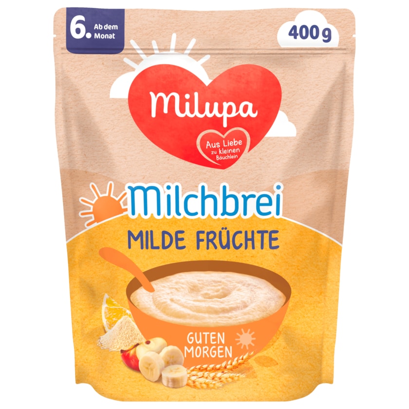 Milupa Milchbrei Milde Früchte 400g